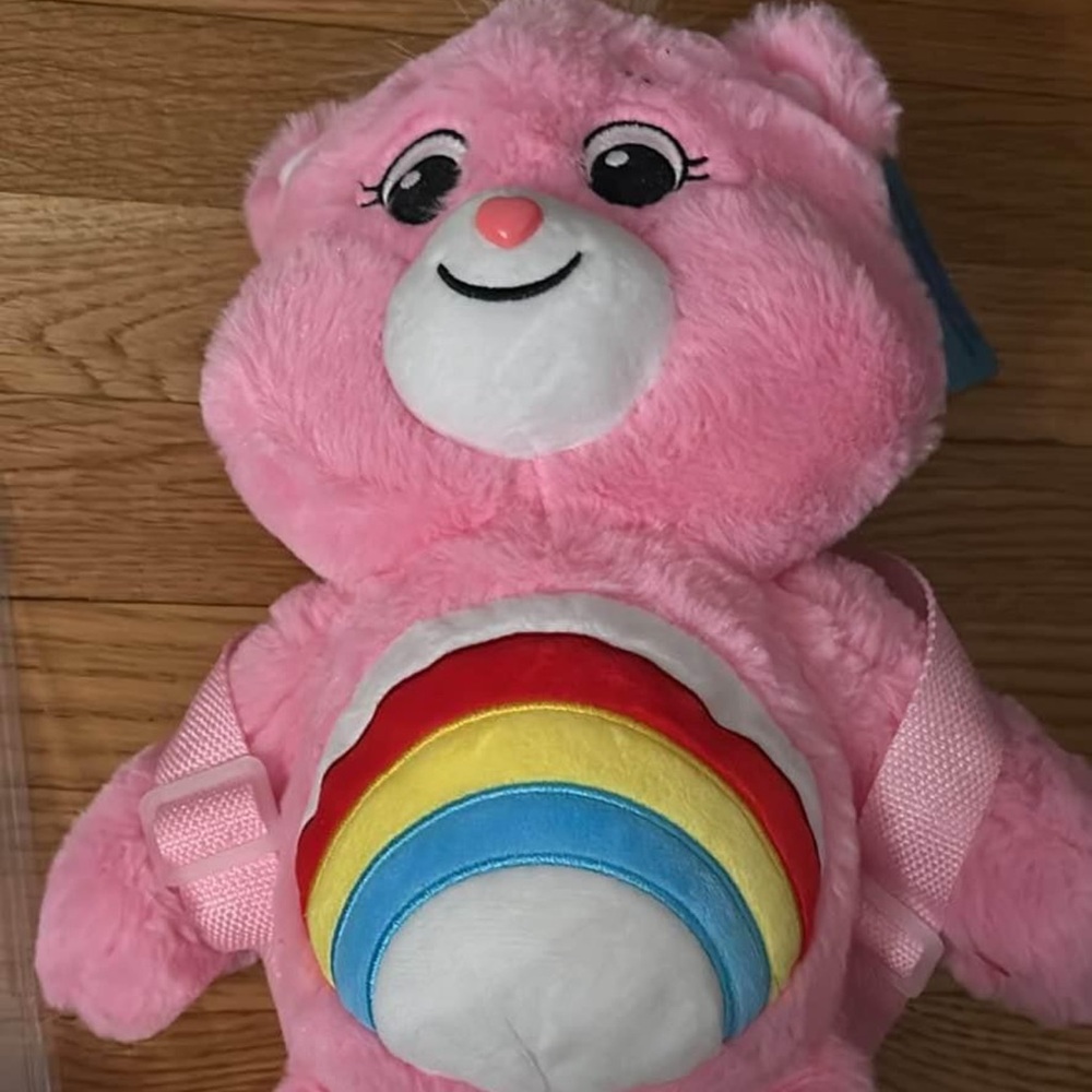 Care Bears Cheer Bear Plush Backpack - Picture 5 of 10